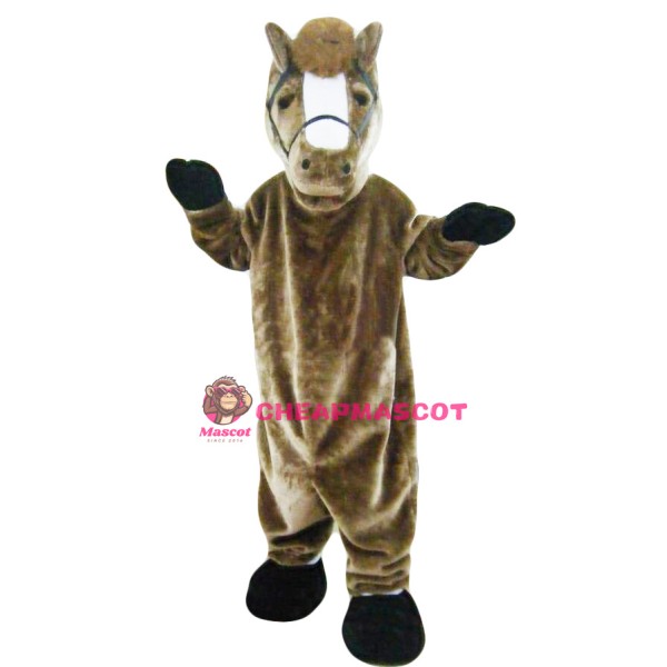 Brown Horse Animal Mascot Costume