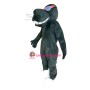 Black Lightweight Leopard Mascot Costume