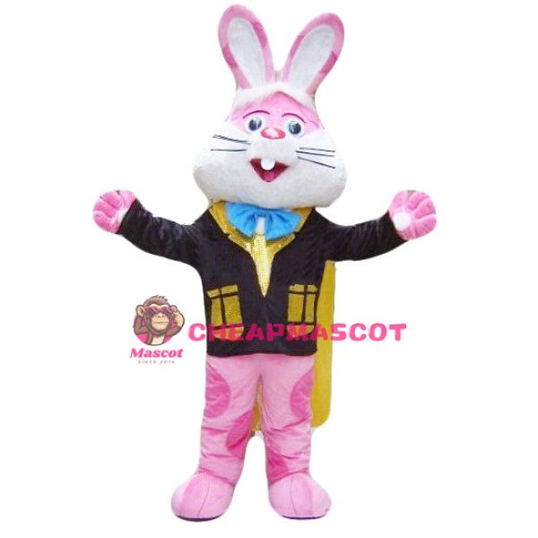 Animal Pink Rabbit Mascot Costume