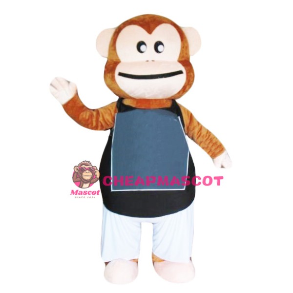 Lovely Brown Monkey Mascot Costume