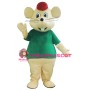 Happy Yellow Mouse Mascot Costume