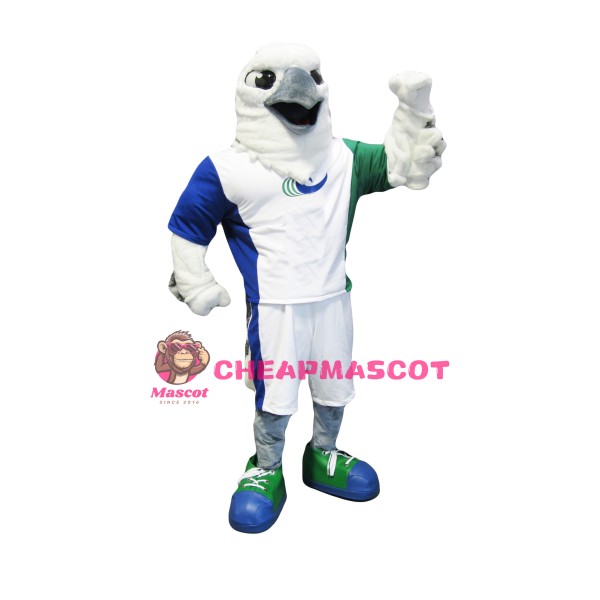 Power White Eagle Mascot Costume