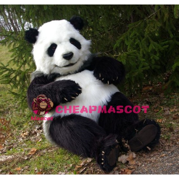Lovely Realistic Panda Mascot Costume