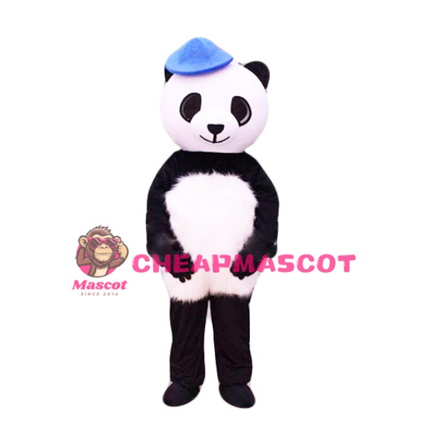 Panda Boy Mascot Costume