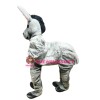 Friendly Two Person Donkey Mascot Costume
