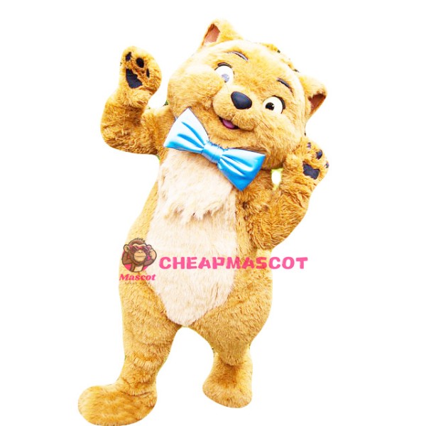 Superb Brown Cat Mascot Costume