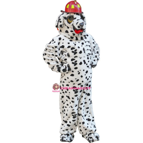 Dalmatian Fire Dog Mascot Costume
