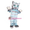 Superb Cheshire Cat Mascot Costume