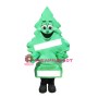 Cute Green Tree Mascot Costume