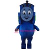 Blue Train Mascot Costume