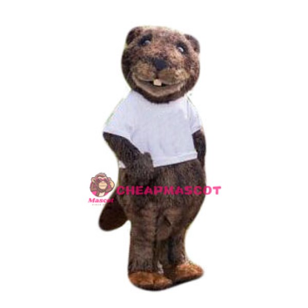 Superb Beaver Mascot Costume