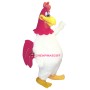 Superb White Chicken Mascot Costume