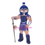 Superb Blue Spartan Mascot Costume