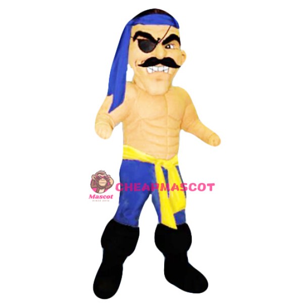 Power Pirate Mascot Costume