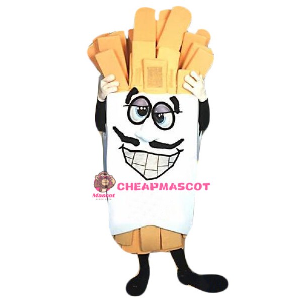 Superb French Fries Mascot Costume
