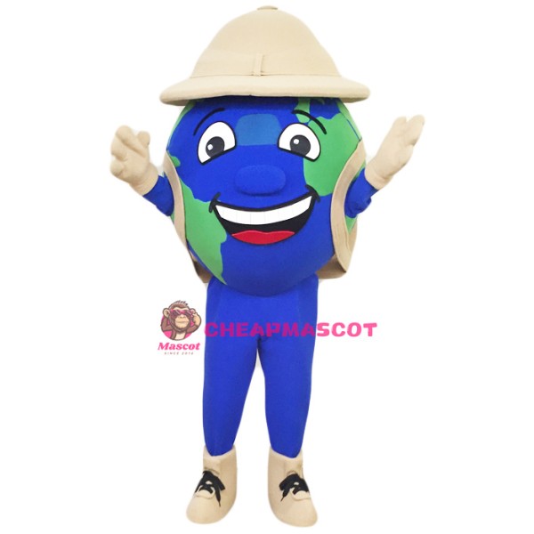 Happy Globe Mascot Costume