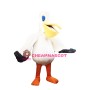 Superb Pelican Mascot Costume