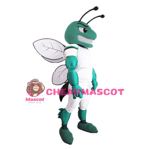 Sport Green Bee Mascot Costume