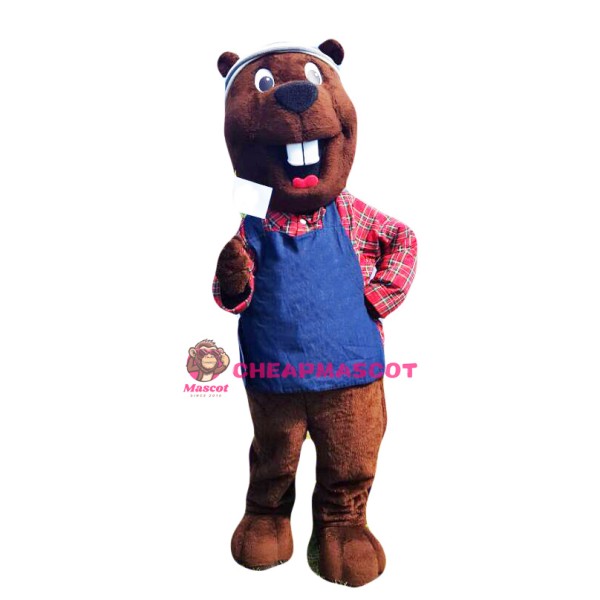 Superb College Lightweight Beaver Mascot Costume