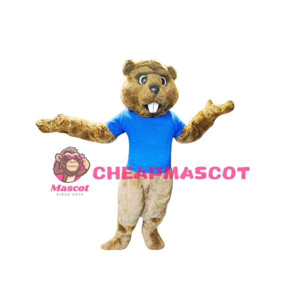 Superb Sport Beaver Mascot Costume