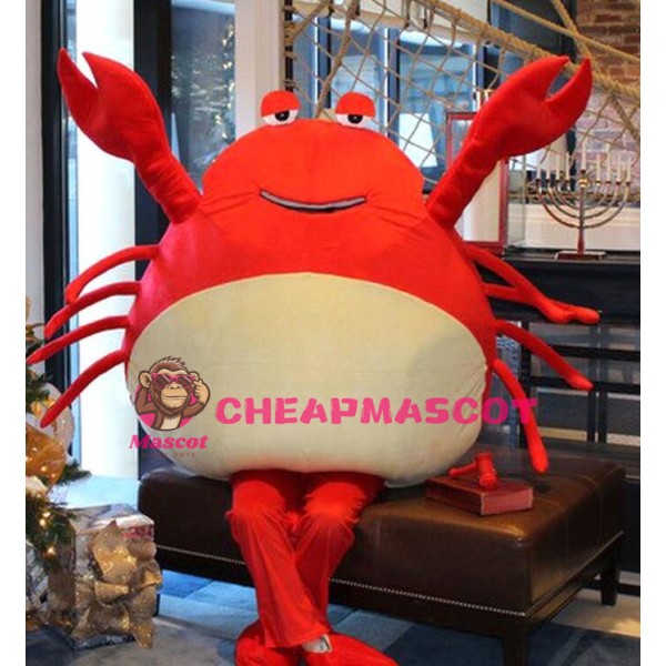 Red Crab Mascot Costume