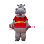 Superb Hippo Mascot Costume