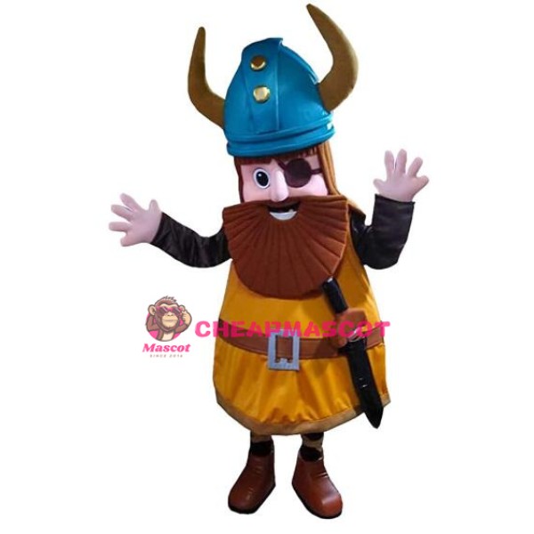 Vikingo Warrior Mascot Costume