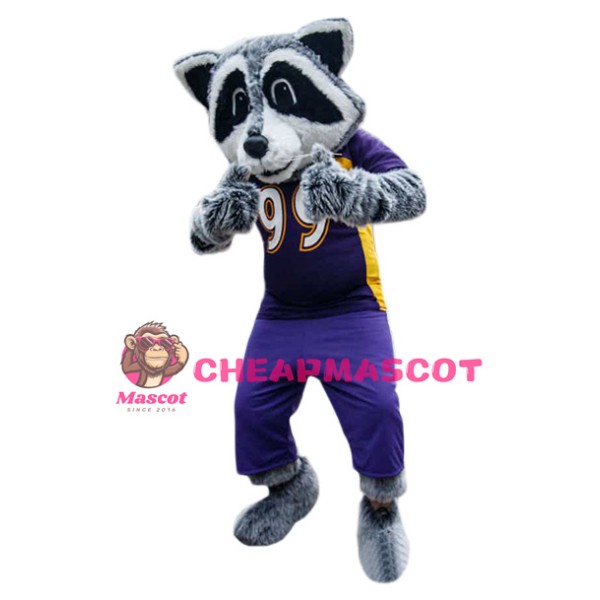 Sport Raccoon Mascot Costume