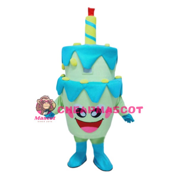Superb Birthday Cake Mascot Costume
