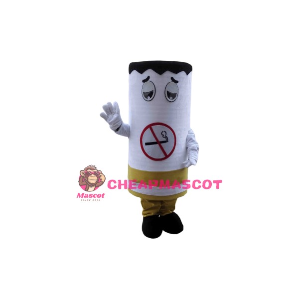 Superb No smoking Cigarette Mascot Costume