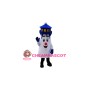 Superb Blue Lighthouse Mascot Costume