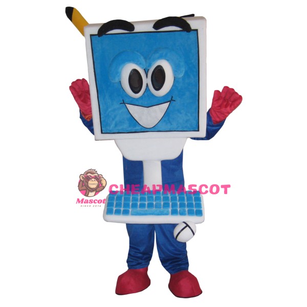 Superb Laptop Mascot Costume