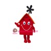 Superb Red House Mascot Costume