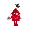 Superb Red House Mascot Costume