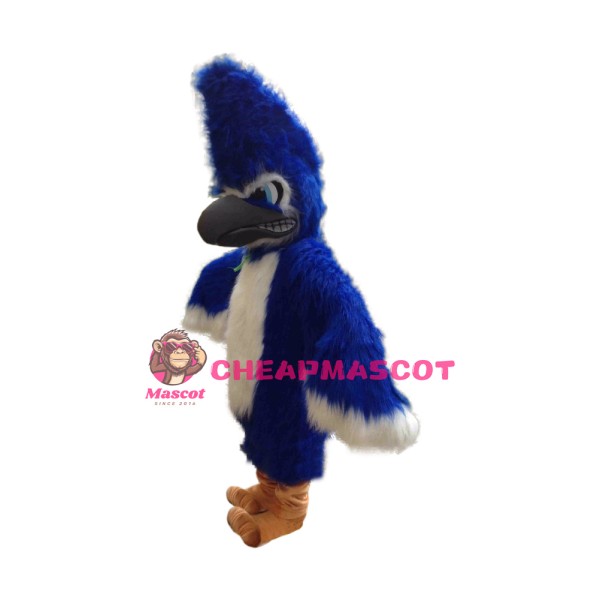 Superb Fierce Blue Jay Mascot Costume