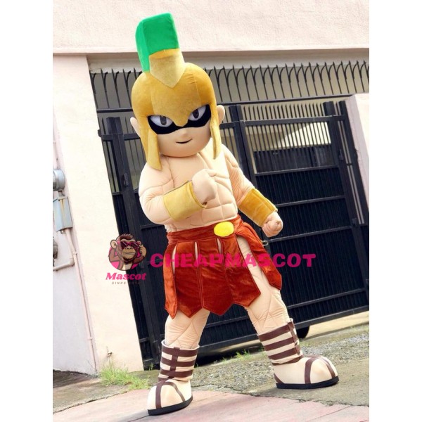Young Power Spartan Mascot Costume