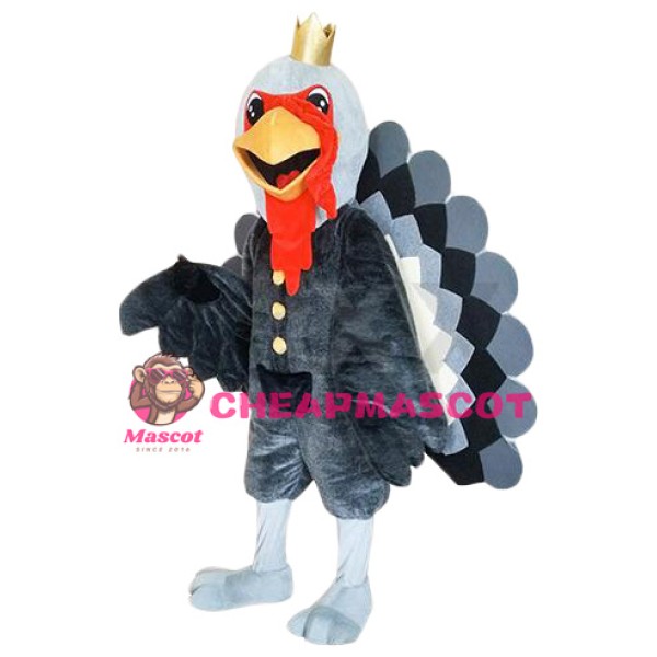 Superb Turkey Mascot Costume