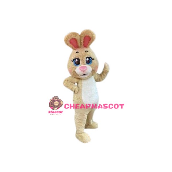 Beautiful Brown Rabbit Mascot Costume