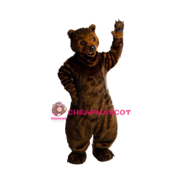 Power Fierce  Brown Bear Mascot Costume