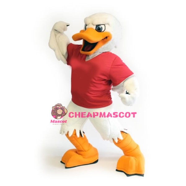 Superb College Sport Duck Mascot Costume