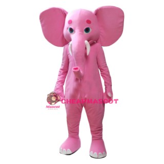 Superb Pink Elephant Mascot Costume