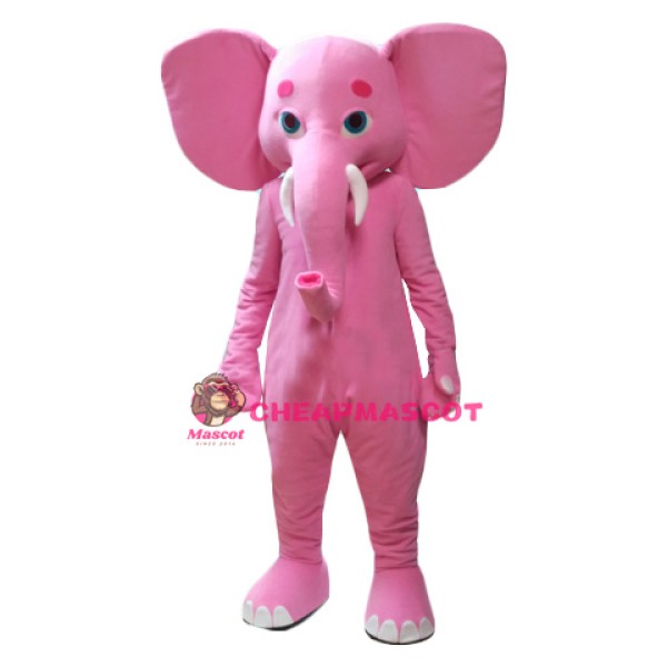 Superb Pink Elephant Mascot Costume
