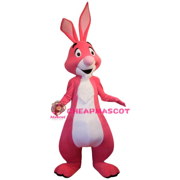 Superb Pink Rabbit Mascot Costume