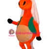 White Temple Hair Horse Mascot Costume