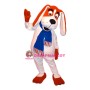 Lovely White Dog Mascot Costume for Adult