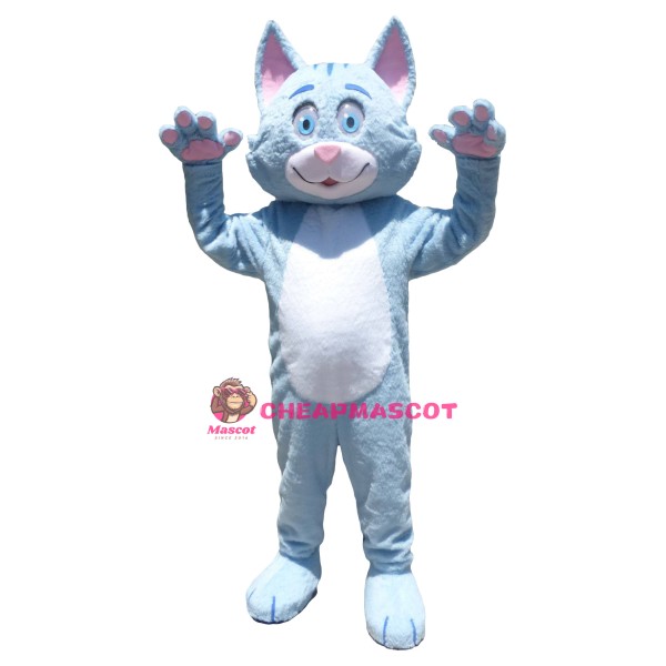 Lovely Blue Cat Mascot Costume