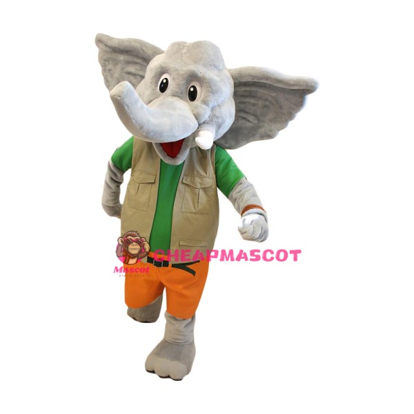 Superb Lightweight Elephant Mascot Costume