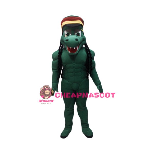 Superb Cool Crocodile Mascot Costume