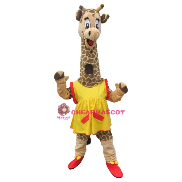 Beautiful Lightweight Giraffe Mascot Costume