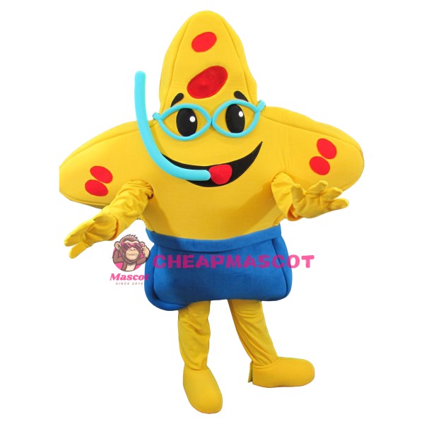 Happy Lightweight Starfish Mascot Costume